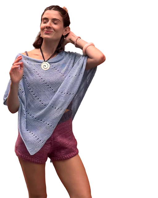 le poncho pattern filles heureuses - Image 2