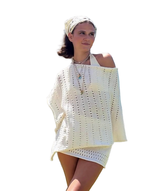 le poncho pattern filles heureuses - Image 3